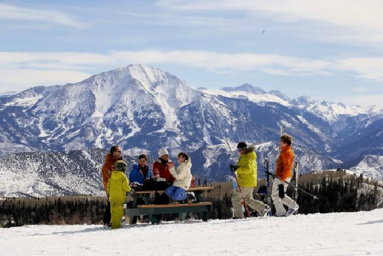 Skiing at Sunlight Mountain Resort in Glenwood Springs, Colorado. Photo by Ski Sunlight