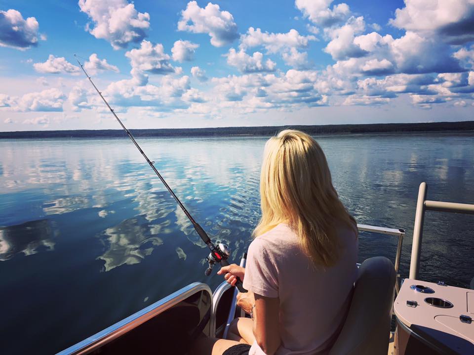 Fishing at Prince Albert National Park. Photo courtesy Janna Graber