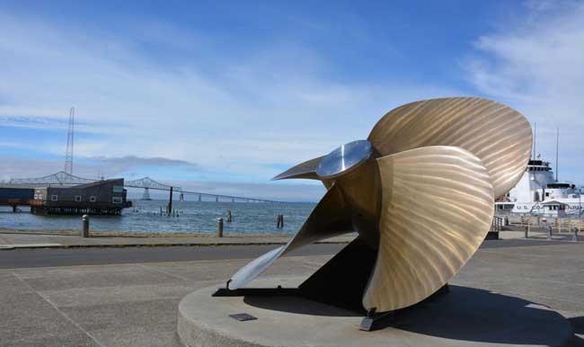 Maritime Museum in Astoria, Oregon. Photo by Jim Pond