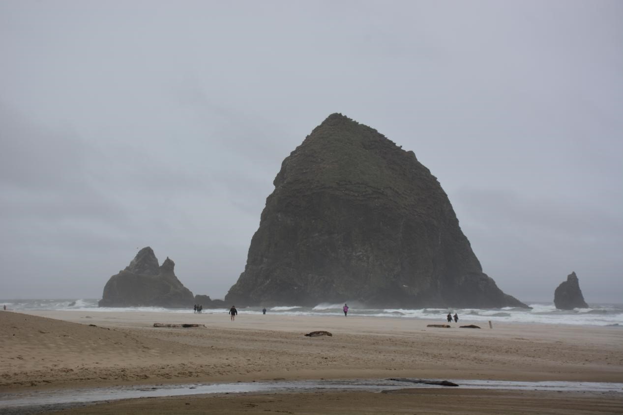 Haystack Rock on Cannon Beach, Oregon. Photo photo by Jim Pond