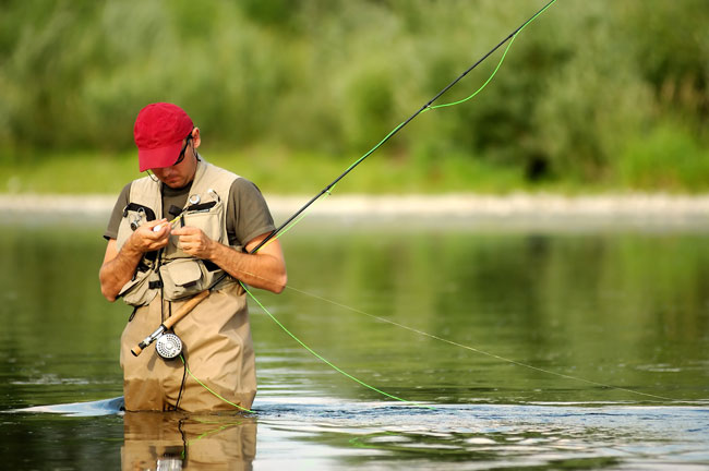 Colorado is known for its excellent fly-fishing.