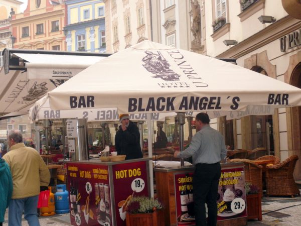 The Black Angel stall. Photo by Wynne Crombie