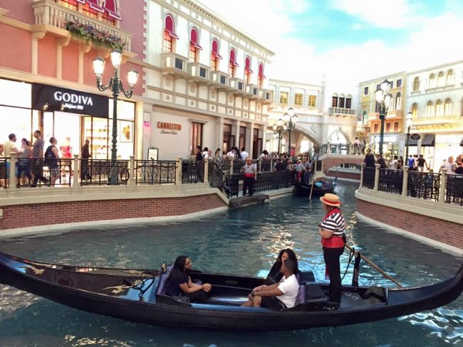 The Venetian in Las Vegas. Photo by Janna Graber