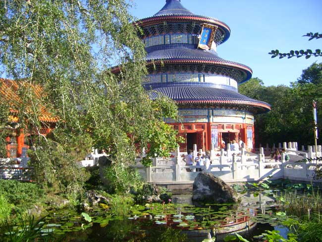 The China Pavilion at Epcot, Walt Disney World. Photo by Janna Graber