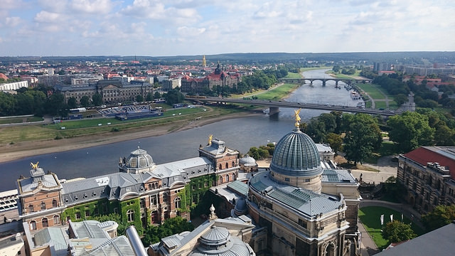 Dresden city view