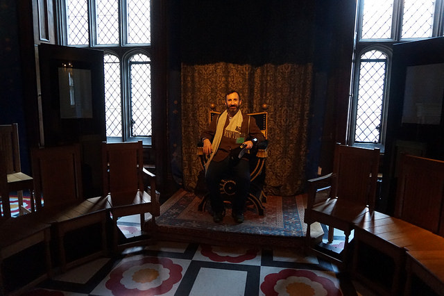 Hampton Court throne