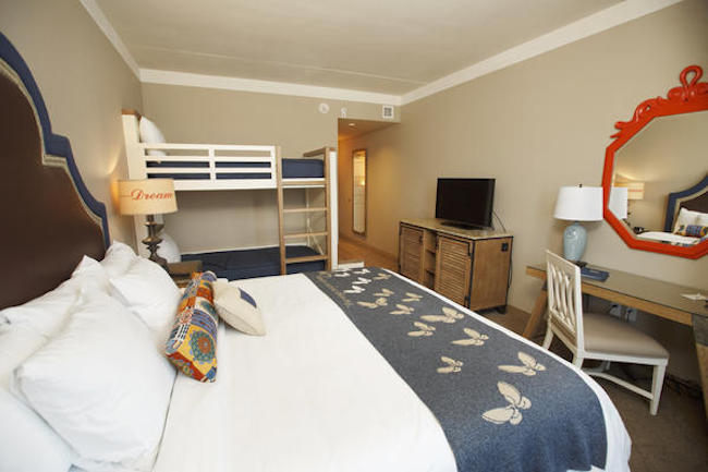 Standard king room with bunk beds - photo courtesy of DreamMore Resort