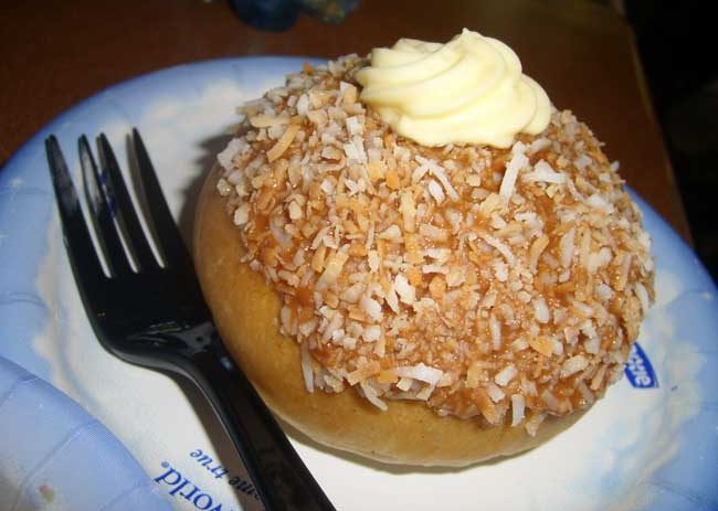 A Norwegian pastry at Kringla, the bakery in the Norway Pavilion in Epcot. Photo by Janna Graber