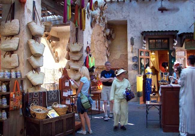 Shopping in Epcots Morocco Pavilion. Photo by Benjamin Rader