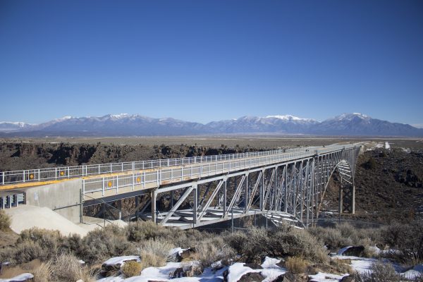 The Rio Grande Gorge outside of Taos, New Mexico