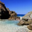 Bubbly pool in the British Virgin Islands