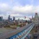 London view from Tower Bridge