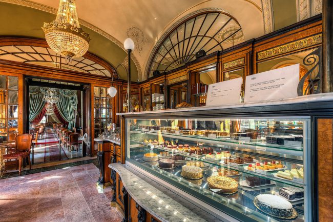 Best coffeehouses in Budapest - Cafe Gebreaud in Budapest is known for their scrumptious pastries. Flickr/Miroslav Petrasko