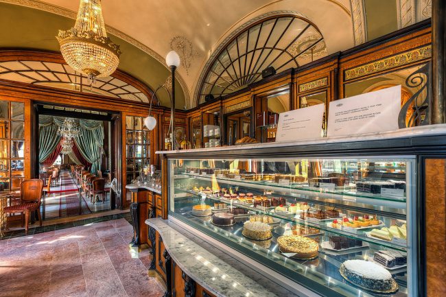 Cafe Gebreaud in Budapest is known for their scrumptious pastries. Flickr/Miroslav Petrasko