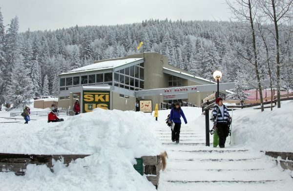 Base lodge at Ski Santa Fe. Photo by Dino Vournas