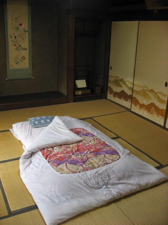 Hiking in Japan includes a stay at a Japanese guest house. 