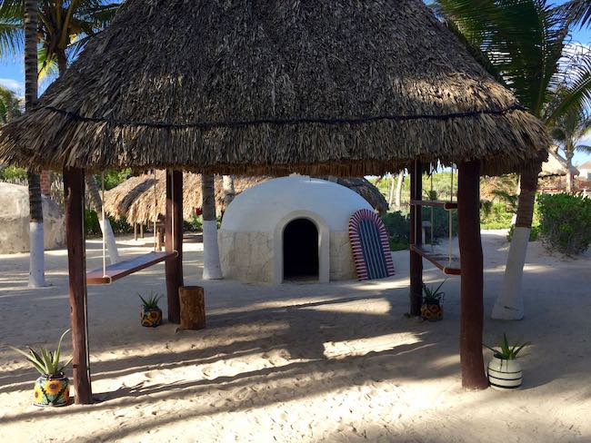 Temazcal at Maya Tulum. Photo by Larry Haack