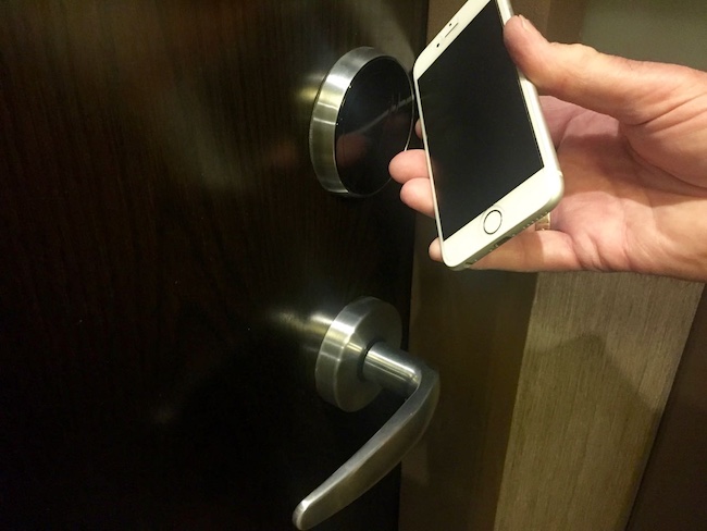 Using your phone as keyless entry. Photo by Claudia Carbone