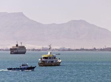Cruising through the Suez Canal. Flickr/Darren Puttock
