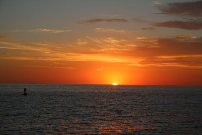 Don't miss the sunsets on Redondo Beach. Photo by Carrie Dow