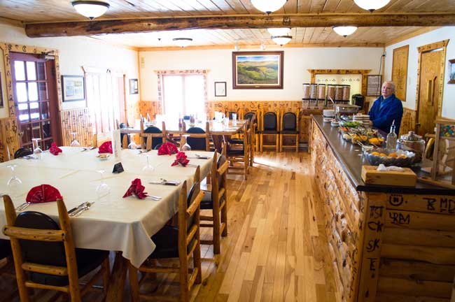 Meals are a highlight at Latigo Ranch in Colorado. Photo by Mark Rush