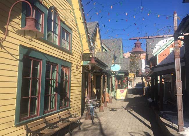 Downtown Breckenridge is lined with Victorian homes and buildings. Photo by Janna Graber