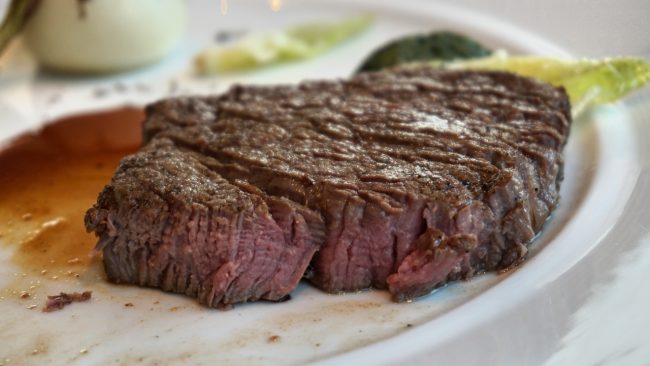 Shodo beef steak in Japan