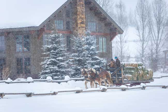 Vista Verde is one of the few dude ranches in Colorado that is open in the winter. Photo by Gigi Embrects