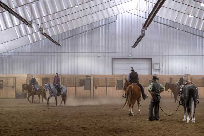 Guests learn new riding skills at Vista Verde. Photo by Gigi Embrechts