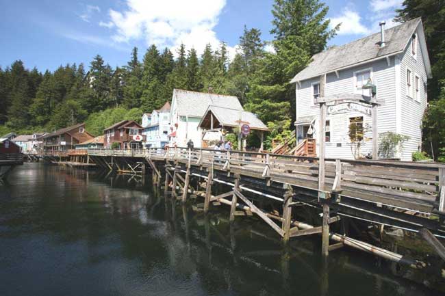 What to see in Alaska. Creek Street in Ketchikan, Alaska. Photo by Victor Block