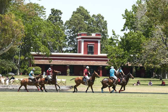 Polo game at La Bamba de Areco in Argentina. Photo courtesy La Bamba de Areco