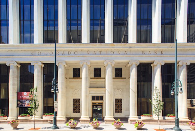 "The Bank that Looks Like a Bank," now Renaissance Denver Downtown. Photo courtesy of Renaissance Denver Downtown