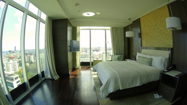 Suite bedroom at the InterContinental Santo Domingo