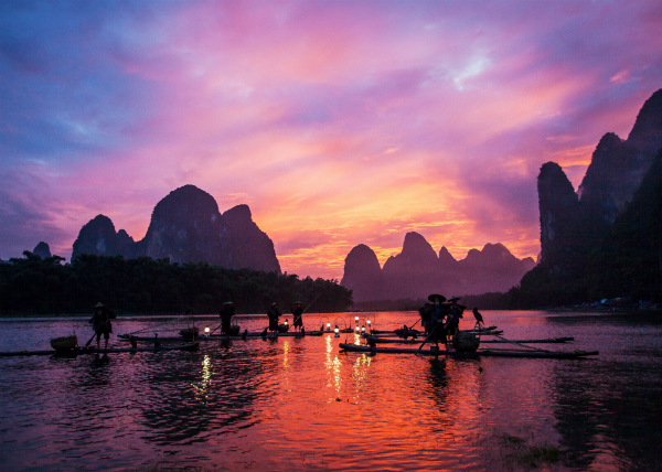 Fishing on the river. Photo by Harvey Thomlinson