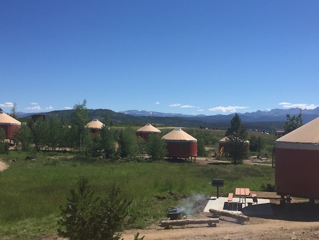 Yurt Village at Snow Mountain Ranch. Photo by Claudia Carbone