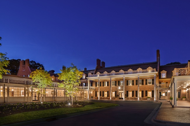 Front entrance of The Carolina Inn. Photo courtesy of The Carolina Inn, A Destination Hotel