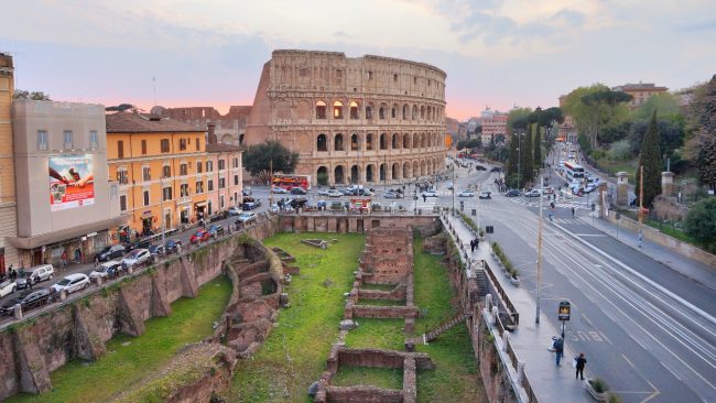 Rome view from Palazzo Manfredi hotel