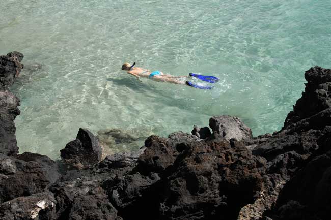 Snorkeling in Hawaii. Photo by Benjamin Rader