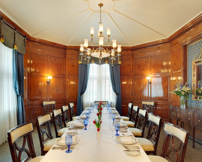 Virginia Room for private dining. Photo courtesy of Hotel Roanoke