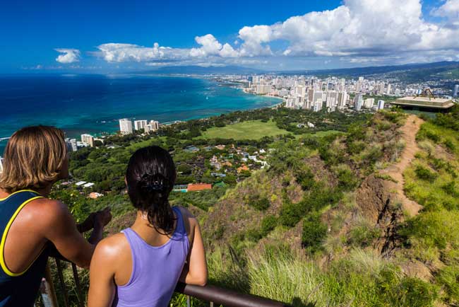 Hiking near Honolulu