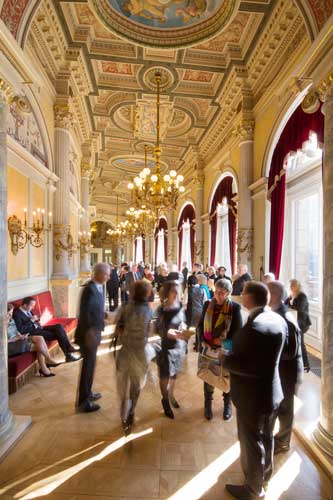 At the Semper Opera in Dresden, Germany