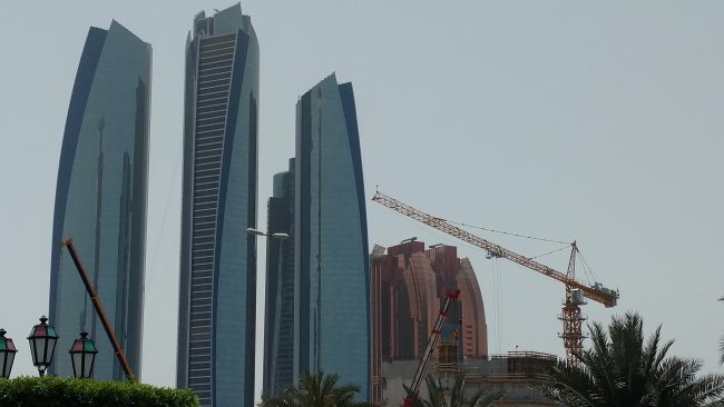 Dubai. The Etihad Towers. Photo by Eric D. Goodman