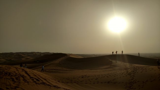 Dubai. In the desert. Photo by Eric D. Goodman