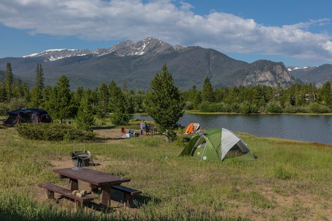 Peak One Campground on Lake Dillon, Frisco, Colorado. Photo courtesy of Todd Powell
