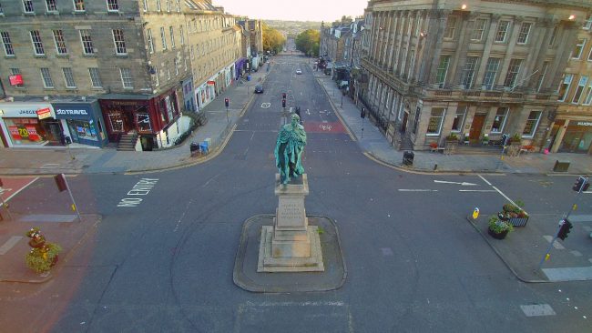 George IV statue in Edinbrugh