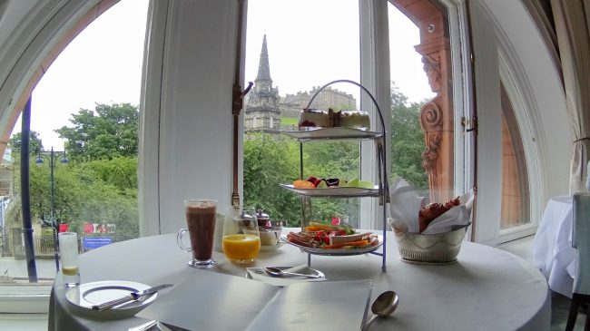 Waldorf Edinburgh breakfast