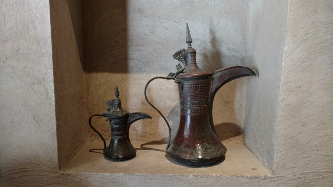 Dubai Traditional coffee pots. Photo by Eric D. Goodman