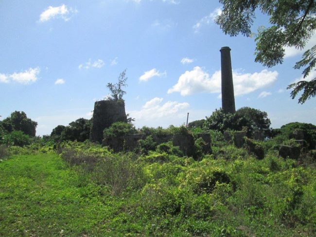 St.Kitts The sugar mill ruins. Photo by Victor Block 