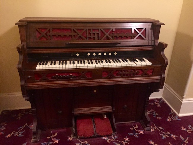 Antique player piano. Photo by Claudia Carbone