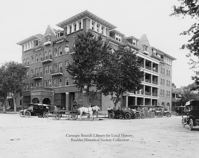 Hotel Boulderado circa 1900s. Photo courtesy of Hotel Boulderado.